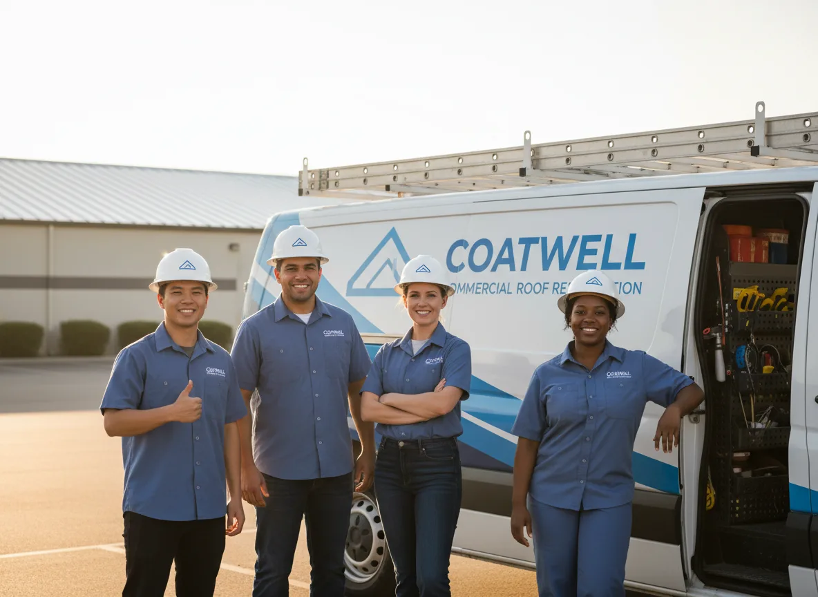 Commercial roof coating company in Oaktown, IN